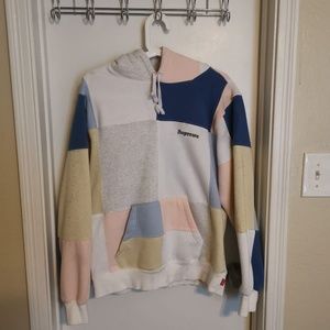 Supreme Color block Hoodie Size M